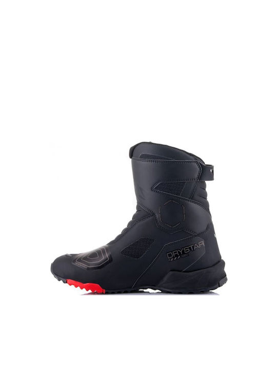 Alpinestars RT-7 Ανδρικές Μπότες Μηχανής Drystar Αδιάβροχες Μαύρες