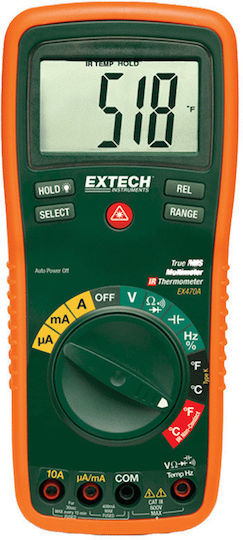 Extech Ψηφιακό Πολύμετρο True RMS με Μέτρηση AC EX470