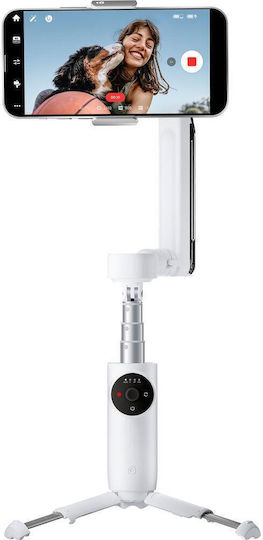 Insta360 Flow Phone Gimbal with 3 Axis Stabilization and 12 Operating Hours White