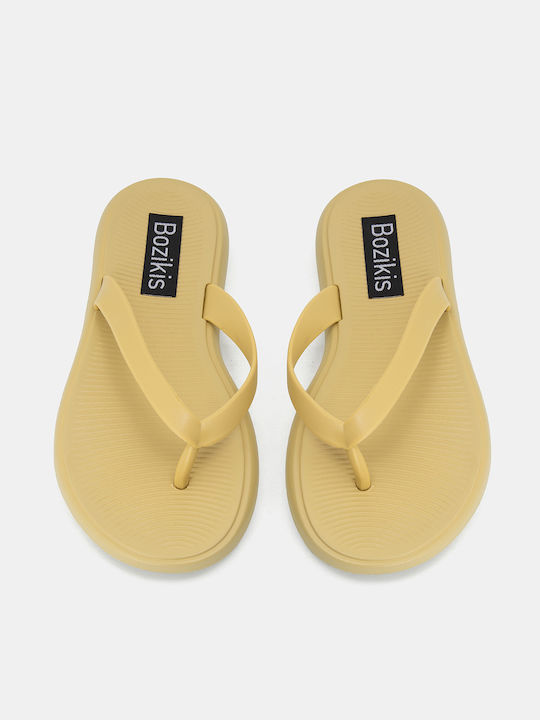 Bozikis Frauen Flip Flops in Grün Farbe