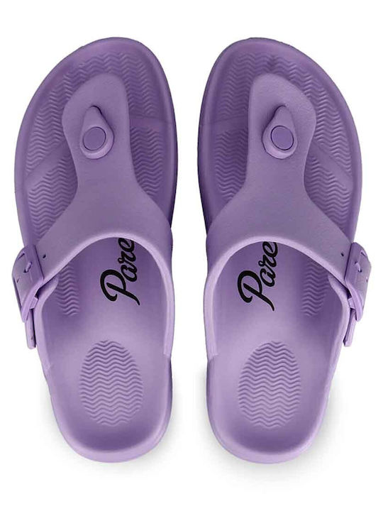 Women's Flip Flops in Style Sandals in Purple Color