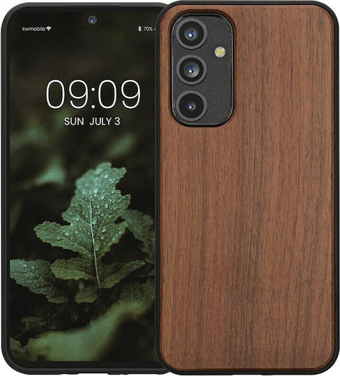 KWmobile Back Cover Lemn Maro închis (Galaxy A54)