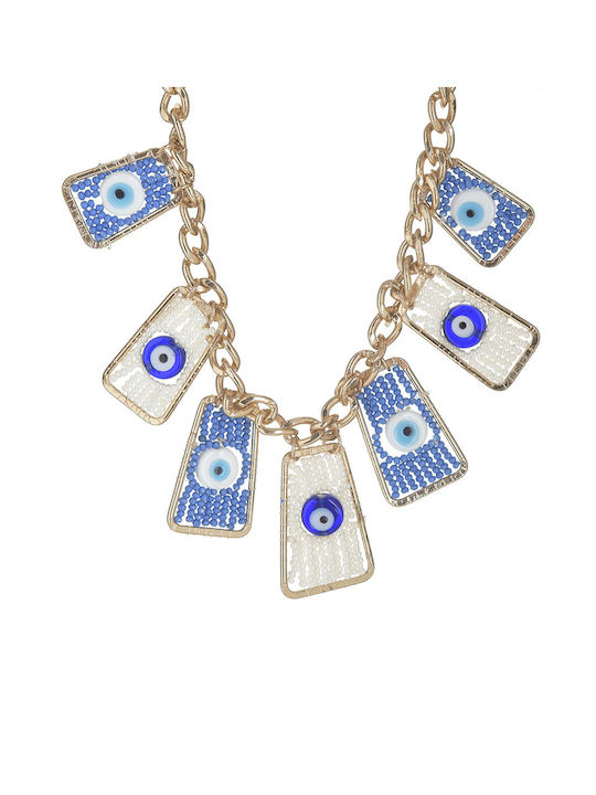 Ble Resort Collection Necklace Eye Gold Plated