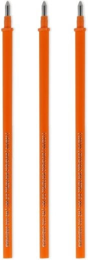 Legami Milano Erasable 3 Replacement Inks for Pen Orange