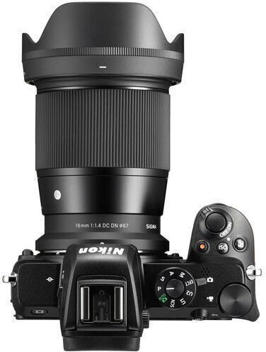 Sigma Crop Φωτογραφικός Φακός 16mm f/1.4 DC DN Contemporary Wide Angle για Nikon Z Mount Μαύρος