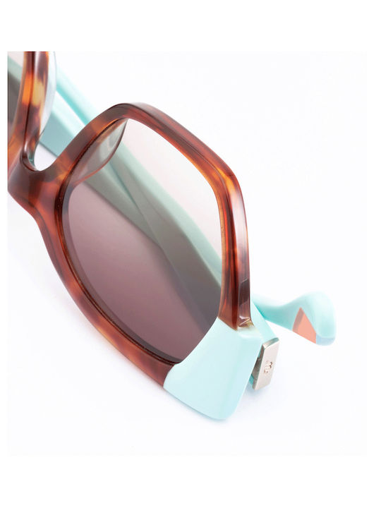 Woodys Barcelona Kerstin Γυναικεία Γυαλιά Ηλίου με Κοκκάλινο Σκελετό 03