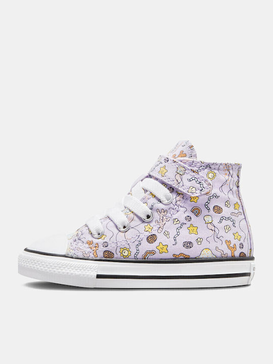 Converse Chuck Taylor All Star Chuck Taylor All Star 1V High Vapor Violet / Aqua Mist / White