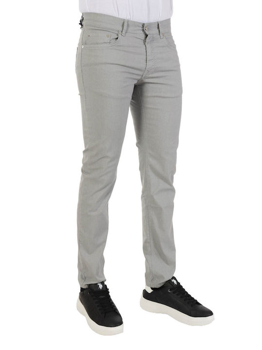 HARMONT & BLAINE TROUSERS 5-POCKET NARROW FIT GREY