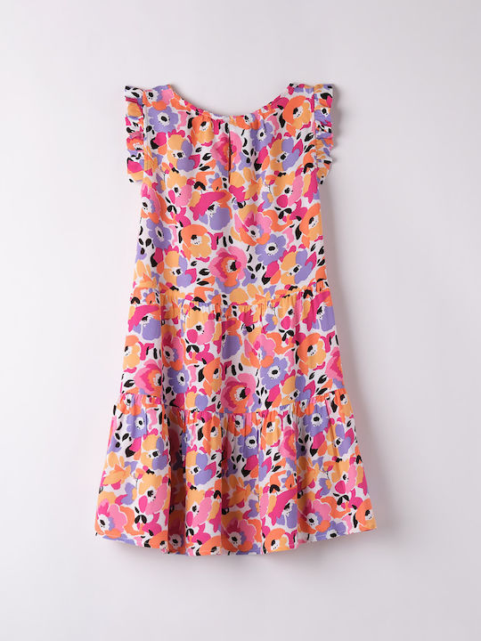 iDO Kids Dress Floral Sleeveless Multicolour