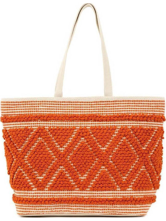 Doca Geantă De Plajă Din Wicker Portocalie