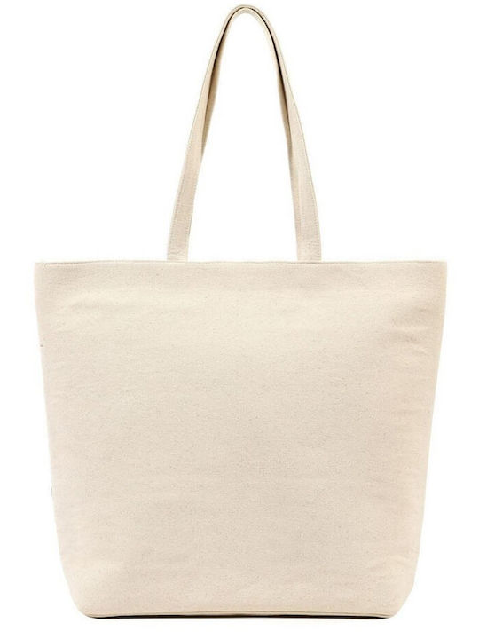 Doca Doca Ψάθινη Strandtasche Blau