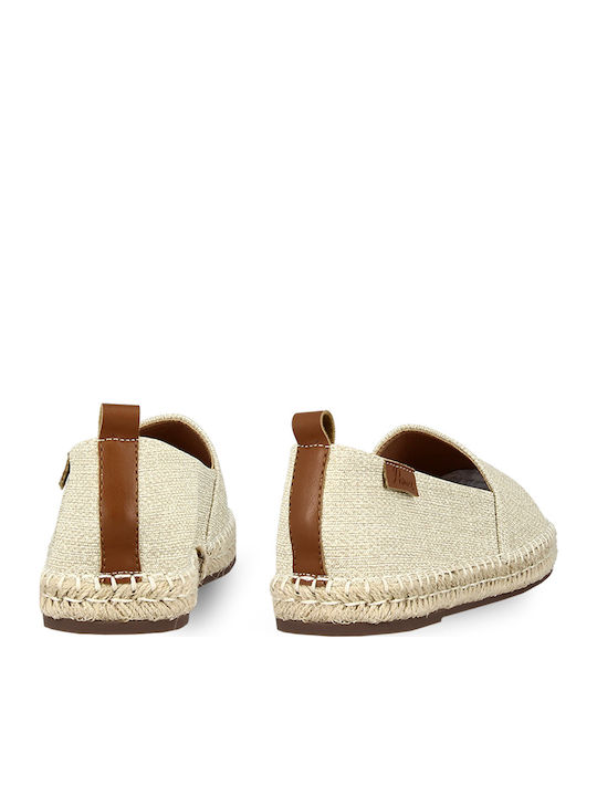 Din material textil Espadrile dama în culoarea Bej