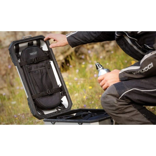 SW-Motech TRAX ADV Πλαϊνή Βαλίτσα Μοτοσυκλέτας Αριστερή Αλουμινίου 37lt σε Μαύρο Χρώμα