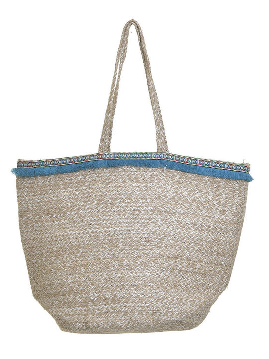 Ble Resort Collection Geantă De Plajă Din Wicker Bej