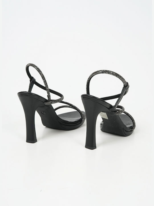Ragazza Leder Damen Sandalen in Schwarz Farbe