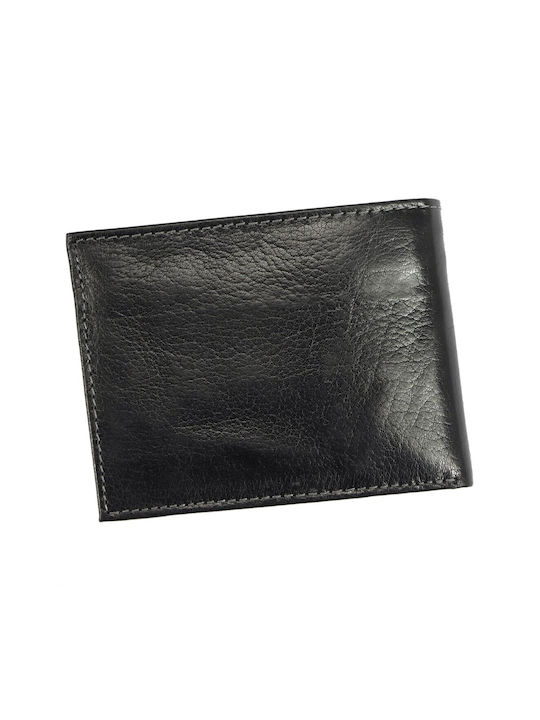 LEATHER WALLET BLACK CHARRO TREV1123.422-01