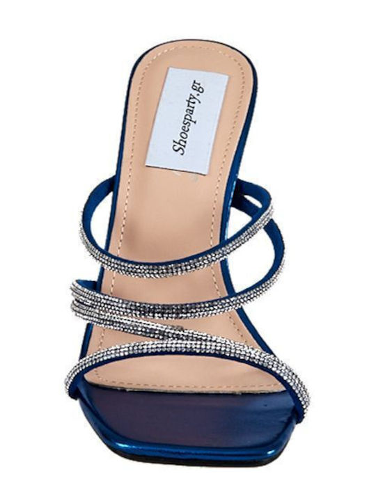 Sandals with Strass Blue