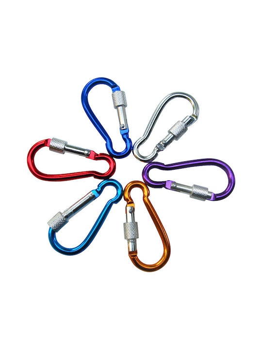 ΜΠΡΕΛΟΚ CARABINER 7,2cm ΜΕ ΑΣΦΑΛΕΙΑ ΧΡΥΣΟ