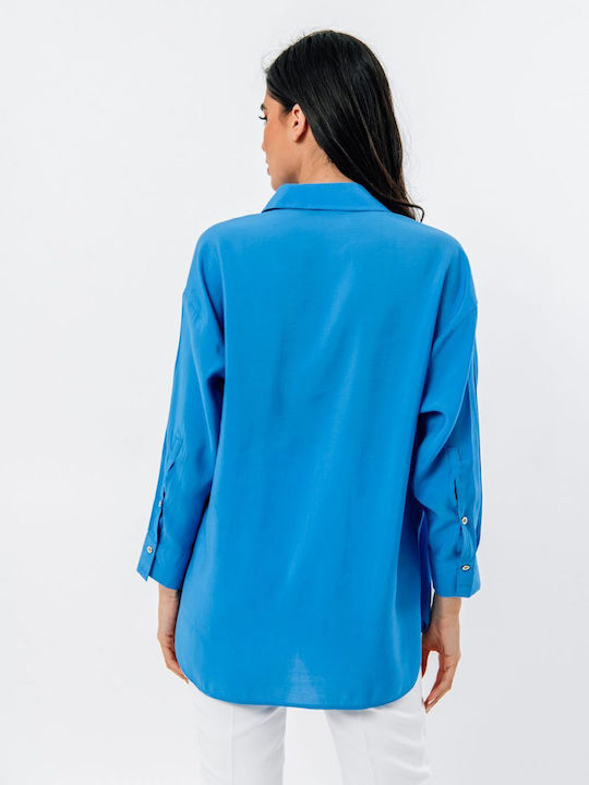 Freestyle Women's Long Sleeve Shirt Turquoise