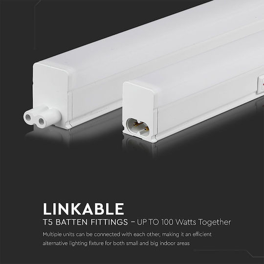 V-TAC Under-Cabinet LED Light 16W Cool White with Switch 120cm V-TAC-