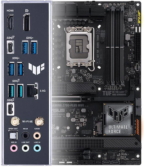 Asus TUF GAMING Z790-PLUS WIFI Motherboard ATX με Intel 1700 Socket 90MB1D80-M0EAY0