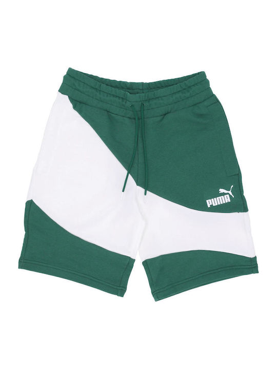 Power Cat Sportliche Herrenshorts Green
