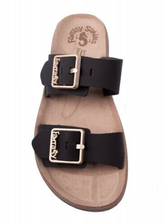 Fantasy Sandals Din piele Sandale dama Anatomic în Culoarea Negru