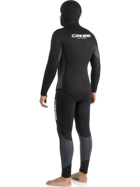 CressiSub Fisterra Divisible Wetsuit for Speargun Black and Gray 5mm