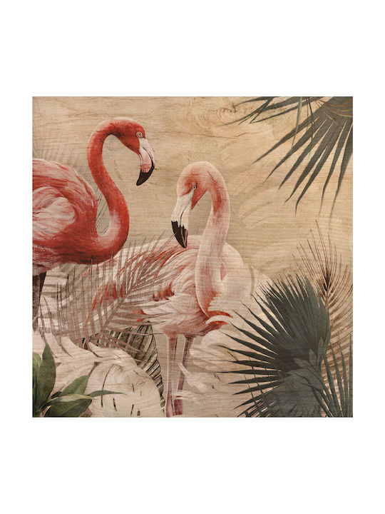 Ango Tropical Πίνακας Ξύλινος 29x29cm