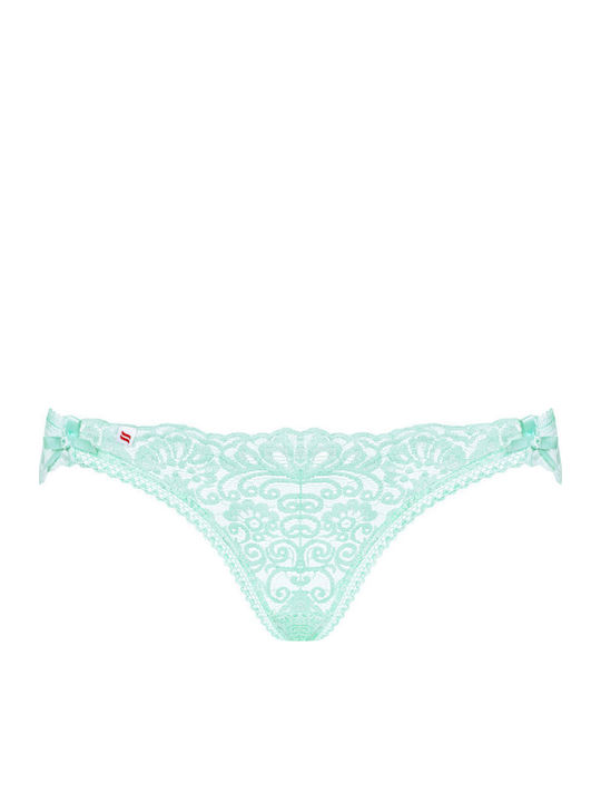 Delicanta Γυναικείο Slip με Δαντέλα Mint