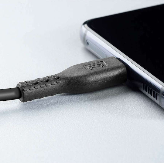 Cellular Line Cablu USB 2.0 USB-C Masculin - USB-A Negru 1.2m USBDATACUSBA-CK