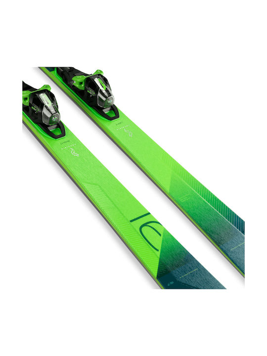 Elan Amphibio 16 Ski Schuhe in Grün Farbe mit Bindungen