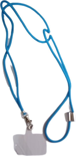 Cross Body Universal Κορδόνι Λαιμού Λουράκι Λαιμού για Κινητά Γαλάζιο