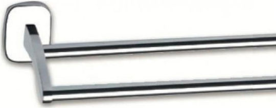 Viospiral Mercury Schiene Badezimmer Doppel Wandmontage Schrauben Silber