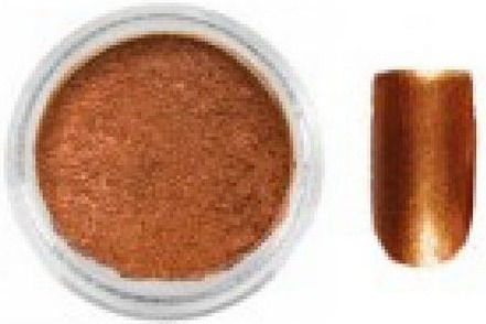 Mirror Effect Decorating Powder for Nails in Brown Color
