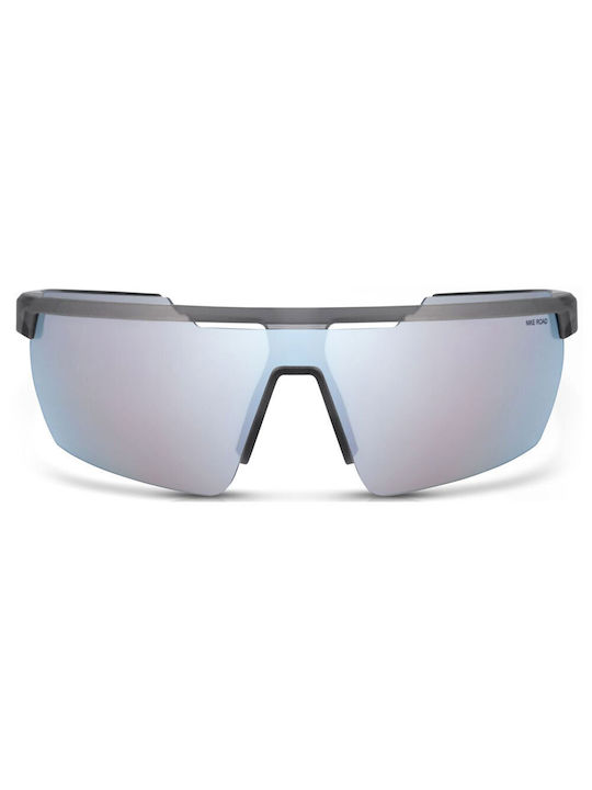 Nike Windshield Elite Women's Sunglasses with Black Plastic Frame and Silver Mirror Lens CW4660-080