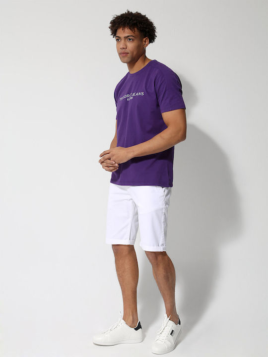 Tresor Men's Short Sleeve T-shirt Purple