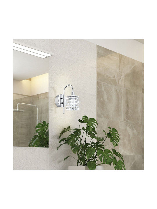 Eglo Almonte Vintage Lamp Bathroom with Socket G9 Silver 17x11cm