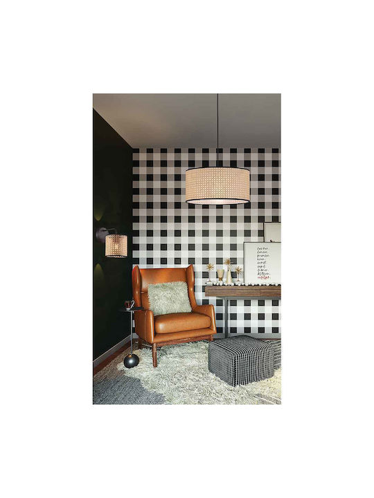Viokef Moderner Wandleuchte mit E27 Lampenbirnensockel Schwarz 16cm
