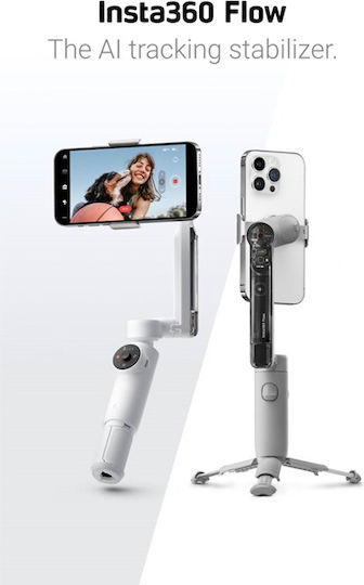 Insta360 Flow Creator Kit Phone Gimbal with 3 Axis Stabilization and 12 Operating Hours Gray