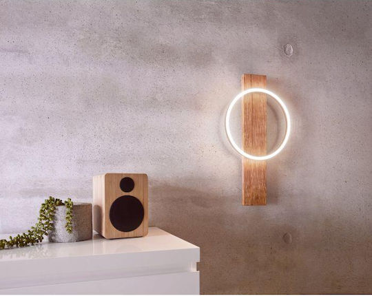 Eglo Boyal Modern Lumină de Perete cu LED Integrat și Lumină Alb Cald Negru 30x30x56cm