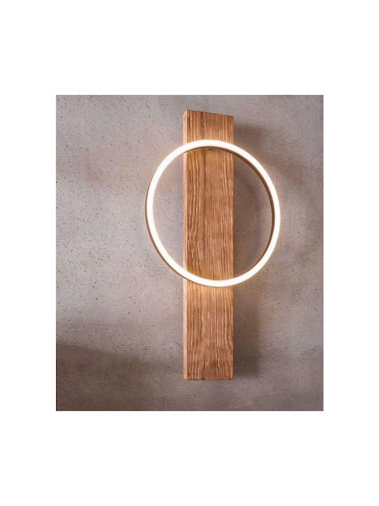 Eglo Boyal Modern Lamp Wall with Integrated LED and Warm White Light Black 30x30x56cm