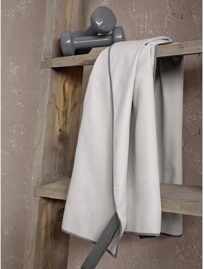Nima Riva Prosop Din Microfibră Pentru Corp 200gr/m² Dublă Față Taupe Deschis 160x90cm