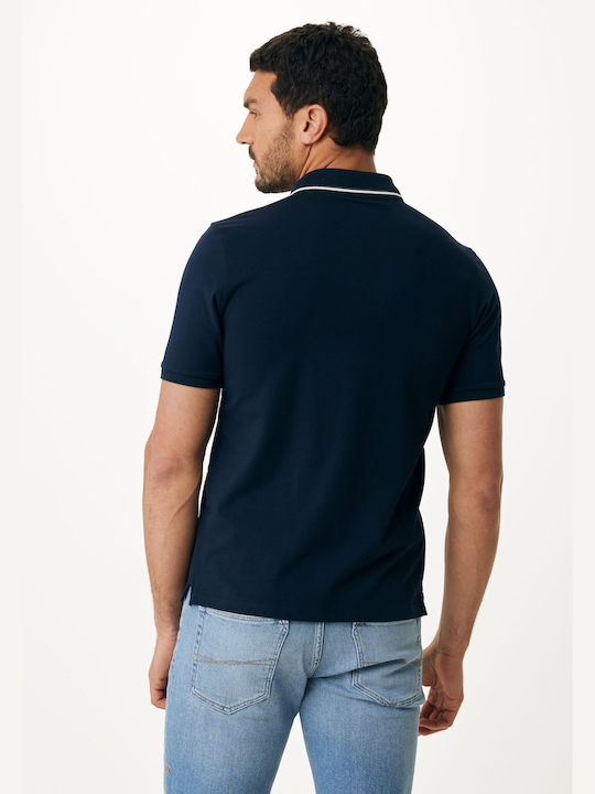 Mexx Ανδρικό T-shirt Polo Navy Μπλε