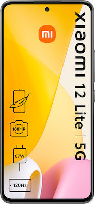 Xiaomi 12 Lite 5G 6,55'' 128GB Negro - Smartphone