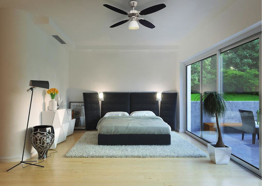 Westinghouse Capitol Ανεμιστήρας Οροφής 105cm με Φως Brushed Steel
