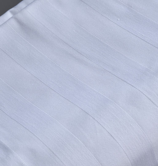 Cokitex Loft Cotton Satin Hotel Sheet White Semi-Double 185x290cm 100% Cotton 1pcs