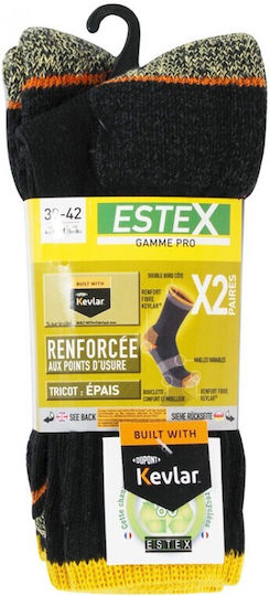 Estex Estex Work Short Hunting Socks Set 2 Pairs in Black color