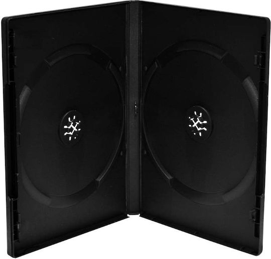 MediaRange DVD Box with 2 Trays Black 5pcs