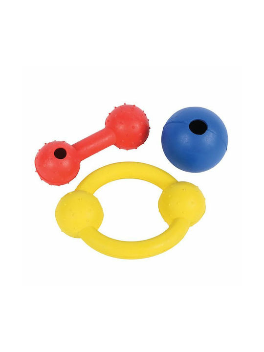 Happypet Kugel Spielzeug Hund Maulkorb aus Gummi 13cm
